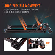 Load image into Gallery viewer, 1500 LBS Steel Hydraulic Motorcycle Jack Stand ATV Scissor Lift Jack Scissor Lift Jack Stand with 4 Wheels for ATV UTVs
