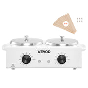 Charger l'image dans la visionneuse de galerie, Amocart Double Wax Warmer 1200ML Professional Dual Wax Warmer for Hair Removal Adjustable Electric Waxing Heater Pot for Home
