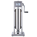 SucceBuy Manual Sausage Stuffer 7 L / 15 LBS Vertical Food-Grade 304 Stainless Steel for Home Kitchen Restaurant 23.2lbs