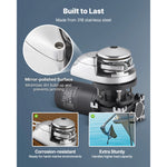 SucceBuy 1100W Vertical Fishing Windlass Fit for 1/4-Inch Chain or 9/16 & 5/8 Inch Nylon Rope Max Pull 700 lbs for Boats 20-36ft