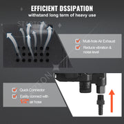 Load image into Gallery viewer, for Heavy Duty Repairs and Maintenance Amocart  Air Impact Wrench Up to 2730ft-lbs Reverse Torque Output 1"Pneumatic Impact Gun

