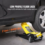 Charger l'image dans la visionneuse de galerie, SucceBuy 2T Low Profile Floor Jack Iron Hydraulic Racing Floor Jack Hydraulic Car Jack with Single/Dual Piston Quick Lift Pump
