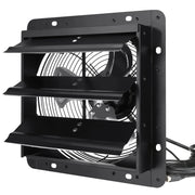 Bild in Galerie-Viewer laden, Amocart Shutter Exhaust Fan 12'' with Temperature Humidity Controller EC/AC-motor 940 CFM 10-Speed Adjustable Wall Mount Attic
