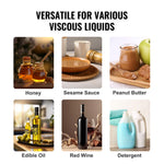 SucceBuy Automatic Liquid Filling Machine Bottle Water Filler Gear Pump Digital Control for Perfume Beverage Olive Oil 50-5000g