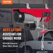 Bild in Galerie-Viewer laden, Amocart 200-800kg Electric Hoist with Wired/Wireless Remote Control Lifting Crane Cable Hoist Winch for Boat Garage Elevator
