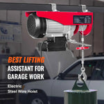 Amocart 400-1000kg Electric Hoist Lifting Crane Cable Hoist Winch for Boat Car Garage Elevator with Wired Remote Control Lifter