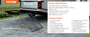 Charger l'image dans la visionneuse de galerie, Amocart Hitch Mount Carrier 500LBS Mobility Scooter Carrier with Folding Ramp Iron Trailer Hitch Rack Basket Straps
