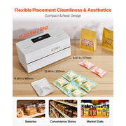 Load image into Gallery viewer, Amocart Continuous Heat Sealing Machine 0.32-0.47in Seal Width Automatic Band Sealer with Temperature Control for Plastic Bags
