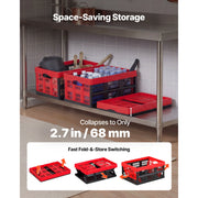 Bild in Galerie-Viewer laden, Amocart 32L 3 Packs Plastic Collapsible Storage Bins Stackable Folding Storage Crates Space-Saving Baskets for Home Organizing
