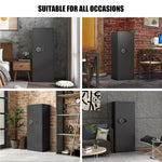 Amocart 3-8 Rifles Gun Safe with Digital Lock Gun Storage Cabinet Removable Shelf for Home Long Guns & Pistols