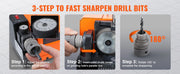 Bild in Galerie-Viewer laden, TAO Amocart Drill Bits Sharpener MR-13A MR-13B MR-20G Mill Grinder Portable Sharpening Machine with 18/11 Collets For Workshop
