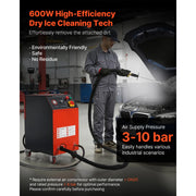Bild in Galerie-Viewer laden, Amocart Dry Ice Blasting Machine 7.5/5KG Dry Ice Cleaning Machine with 4 Nozzles Adjustable Pressure &amp; Dry Ice 110V/220V
