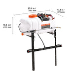 SucceBuy ATV Spot Sprayer 15.9 Gal/60 L ATV/UTV Broadcast Sprayer with A Nozzle Boom 12 V Pump Weed Sprayer with Water Tank