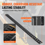 SucceBuy 2ft5ft E Track Tie Down Rail Kit 4Pcs Secure Cargo 2000 lbs Etrack Rails with Screws for Garages Trailers  ATV Mounting