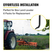 Load image into Gallery viewer, Amocart Box Blade Shank Scarifier Shank Ripper Shank with Removable Tapered Teeth and Pins for Replacement Digging Plowing
