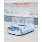 Bild in Galerie-Viewer laden, Amocart Analytical Balance High Precision Electronic Digital Analytical Balance with Glass Draft Shield for Laboratory Jewelry
