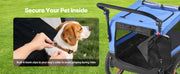 Charger l'image dans la visionneuse de galerie, Amocart Dog Bike Trailer Supports up to 88 lbs 2-in-1 Pet Stroller Cart Bicycle Carrier for Dogs Easy Folding Frame with Wheel
