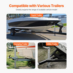 Amocart 2000 lbs A-Frame Trailer Jack 14.2" Vertical Travel Tongue Trailer Jack Stand with Handle for RV Horse Yacht Trailer