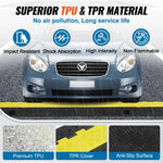 SucceBuy Cable Protector Ramp 1/3/5 PCS 2Channel Heavy Duty Wire Cord Cover Ramp with TPR Flip-Open Top Cover Traffic Speed Bump