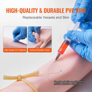 Charger l'image dans la visionneuse de galerie, Amocart Phlebotomy Practice Kit IV Venipuncture Intravenous Training Kit w/ Carrying Bag Practice IV Skills for School Students
