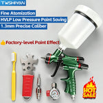 Professional Gravity Feed Hvlp Spray Gun 1.3mm High Atomization High Transfer Efficiency Air Paint Gun for Automotive Painting