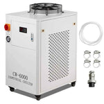 Amocart Industrial Water Chiller CW6000 1500W Cooling System with Compressor 65 L/min Max Flow Rate for Laser Engraving Machine