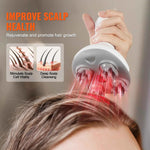 Amocart Electric Scalp Massager Rechargeable Head Massager Hair Growth Waterproof Portable Kneading Electric Scalp Scratcher