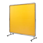 Bild in Galerie-Viewer laden, Amocart Welding Screen with Frame 6' x 6' Welding Curtain Screen Flame-Resistant Vinyl Welding Protection Screen
