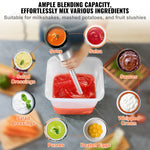 Amocart 16" Commercial Immersion Blender Heavy Duty Hand Mixer Multi-Purpose Portable Mixer for Soup Smoothie Puree Baby Food
