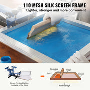 Charger l'image dans la visionneuse de galerie, Amocart Screen Printing Kit 2/3 Pieces Aluminum Silk Screen Printing Frames 110 Count Mesh 5 Glitters and Screen Printing
