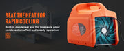 Charger l'image dans la visionneuse de galerie, Amocart 3/4 1HP Refrigerant Recovery Machine Portable AC Recovery Machine 60Hz Recovery Machine HVAC for Car Air Conditioning
