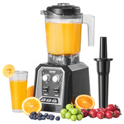 Charger l'image dans la visionneuse de galerie, Amocart 2L Smoothie Blender Professional Countertop Fruit Food Processor Mixer Maker with Stainless Steel for Home Kitchen Bar
