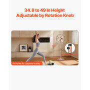 Charger l'image dans la visionneuse de galerie, Amocart Industrial Pedestal Fan 16/18/24 Inch 75-Degree Oscillating Fan Height Adjustable Standing Fans with 3 Adjustable Speed
