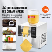Charger l'image dans la visionneuse de galerie, Amocart Commercial Snowflake Ice Machine Snowflake Ice Maker Stainless Steel Ice Shaver Machine Electric Snow Cone Maker
