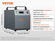 Charger l'image dans la visionneuse de galerie, Amocart Industrial Water Chiller CW-3000 80W / CW-3000(Pro) 150W Air-Cooled 12L Water Tank Capacity for Laser Engraving Machine
