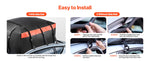 SucceBuy Car Rooftop Cargo Carrier Bag 20/23 Cubic Feet Roof Cargo Carrier 840D PVC Waterproof Car Roof Luggage Bag for  Vehicle