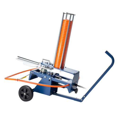 SucceBuy Clay Target Thrower Max 50/75-80 Clays 55 Yards Automatic on Wheels with Adjustable Foot Pedal Pull Handle for Shooting