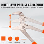 Amocart 8-Piece Pliers Set High Carbon Steel 12"/10"/8" Groove Joint Pliers 8" Linesman's Pliers 8" Long Nose Pliers