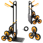 Charger l'image dans la visionneuse de galerie, Amocart 440/770 lbs Folding Hand Truck Dolly with 6 Wheels &amp; 2 Elastic Ropes Stair Climbing Cart for Shopping Moving Warehouse

