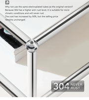 Charger l'image dans la visionneuse de galerie, Tv Stand Storage Cabinets Corner Cabinet Metal Storage Display Cabinet Living Room Cabinets Furniture

