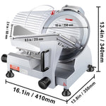 SucceBuy Electric Meat Slicer Adjustable Thickness 200W/240W/320W/340W Commercial & Home Use Food Cutter for Cheese & Meat