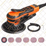 for Amocart 350W Brushless Orbital Sander, 10000 RPM 6 Variable Speed Random Sander for Woodworking