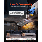 Charger l'image dans la visionneuse de galerie, Amocart Plasma Cutter Plasma Cutting Machine Digital Display IGBT Inverter - Adjustable PA/PT Time for Home Repairs Workshops
