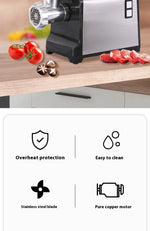 Amocart Electric Meat Mincer Chopper Heavy Duty Food Processors Kitchen Appliances Commercial Grinder Machine