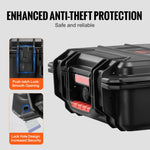 SucceBuy IP67 Weatherproof Hard Case Heavy Duty Protective Case w/ Pre-cut Foam and Handles for Travel Hunting Military Cameras