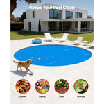 Amocart Solar Pool Cover with Bubble & PE Material Daytime Heat Absorption Nighttime Heat Retention Heat Retaining Solars Cover