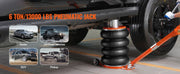 Bild in Galerie-Viewer laden, Amocart 6T Air Jack, 2-5 S Pneumatic Lifting Jack with Heightened Column &amp; Adjustable Handle Thick Rubber Pad Fit for Sedan SUV
