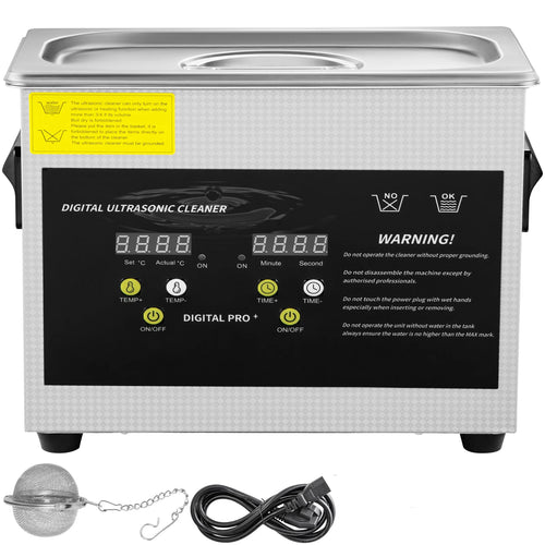 Amocart 2L 3L 6L 10L 15L Upgraded Ultrasonic Cleaner Lave-Dishes Portable Washing Machine Diswasher Ultrasound Home Appliances