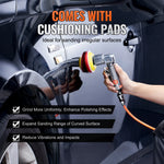 Amocart Mini Air Sander Orbital Pneumatic 1"/2"/3" Grinding Machine Set for Car Polishing High Speed Air Powered Polisher Tool