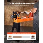 Bild in Galerie-Viewer laden, Amocart Woodworking Lathe 1.5 HP 16x40 in / 2 HP 18x40 in, 0-3200 RPM Variable Speed, for Medium to Large Projects Woodworking
